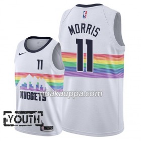 Denver Nuggets Monte Morris 11 2018-19 Nike City Edition Valkoinen Pelipaidat Swingman - Lasten